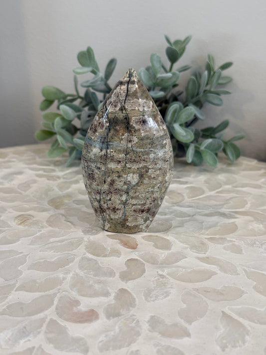 Flower Rhyolite Freeform (Green Flower Jasper)