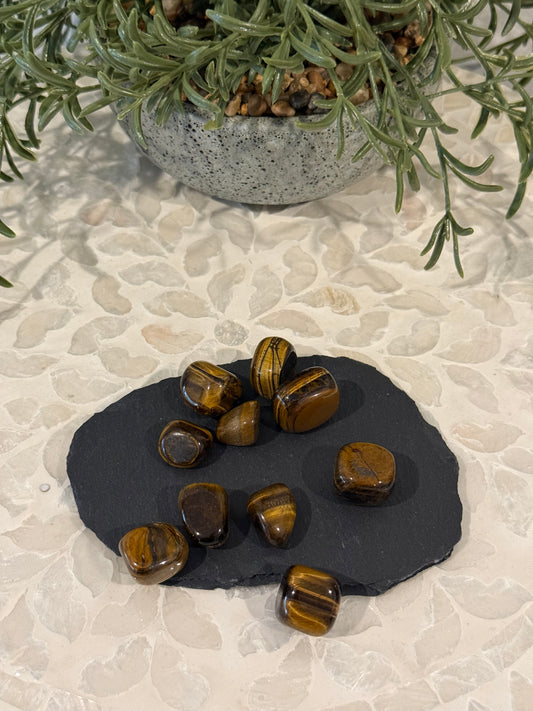 Tiger Eye Tumbles