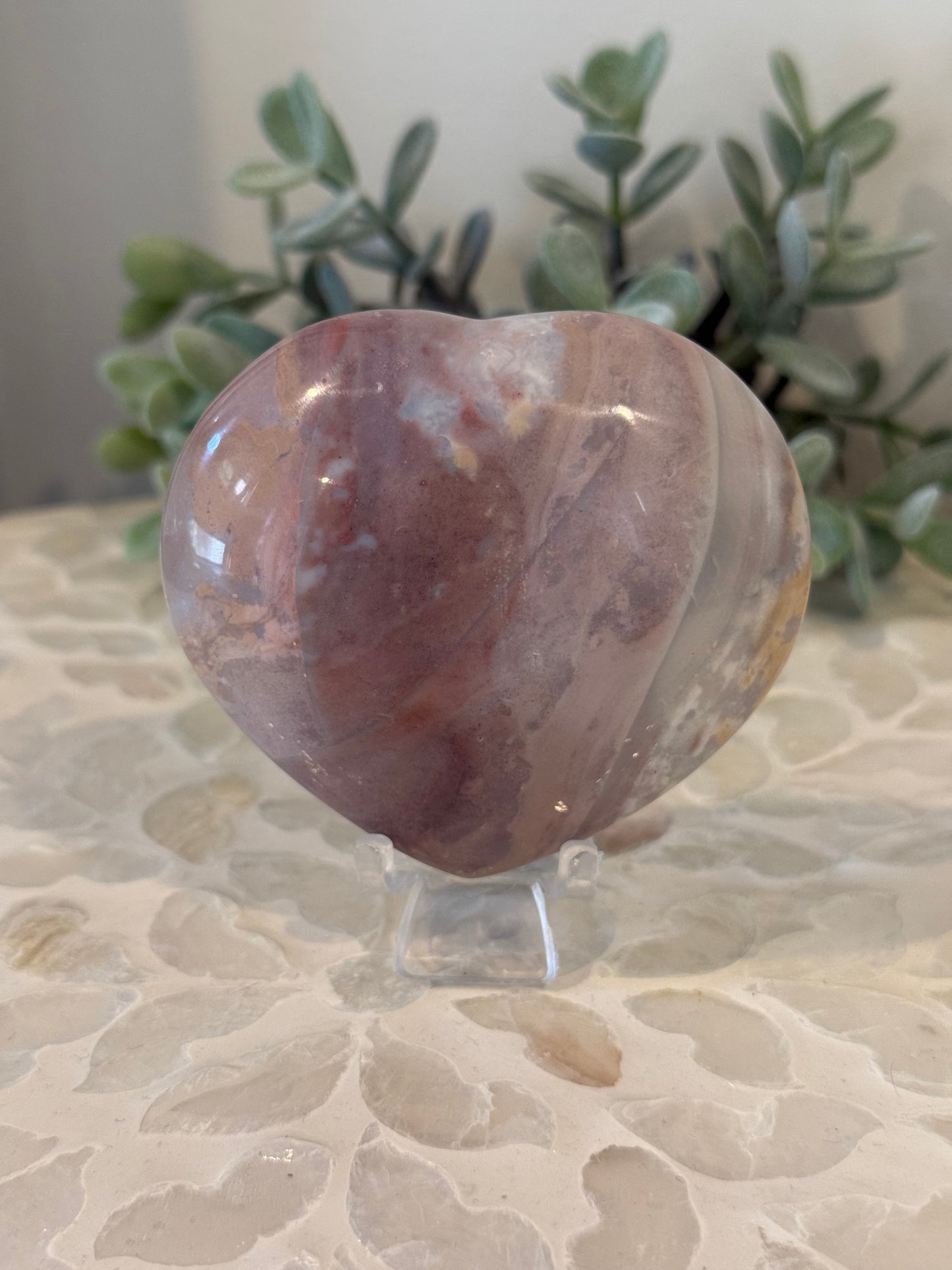 Ocean Jasper Heart