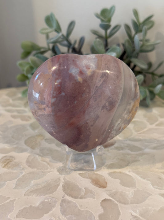 Ocean Jasper Heart