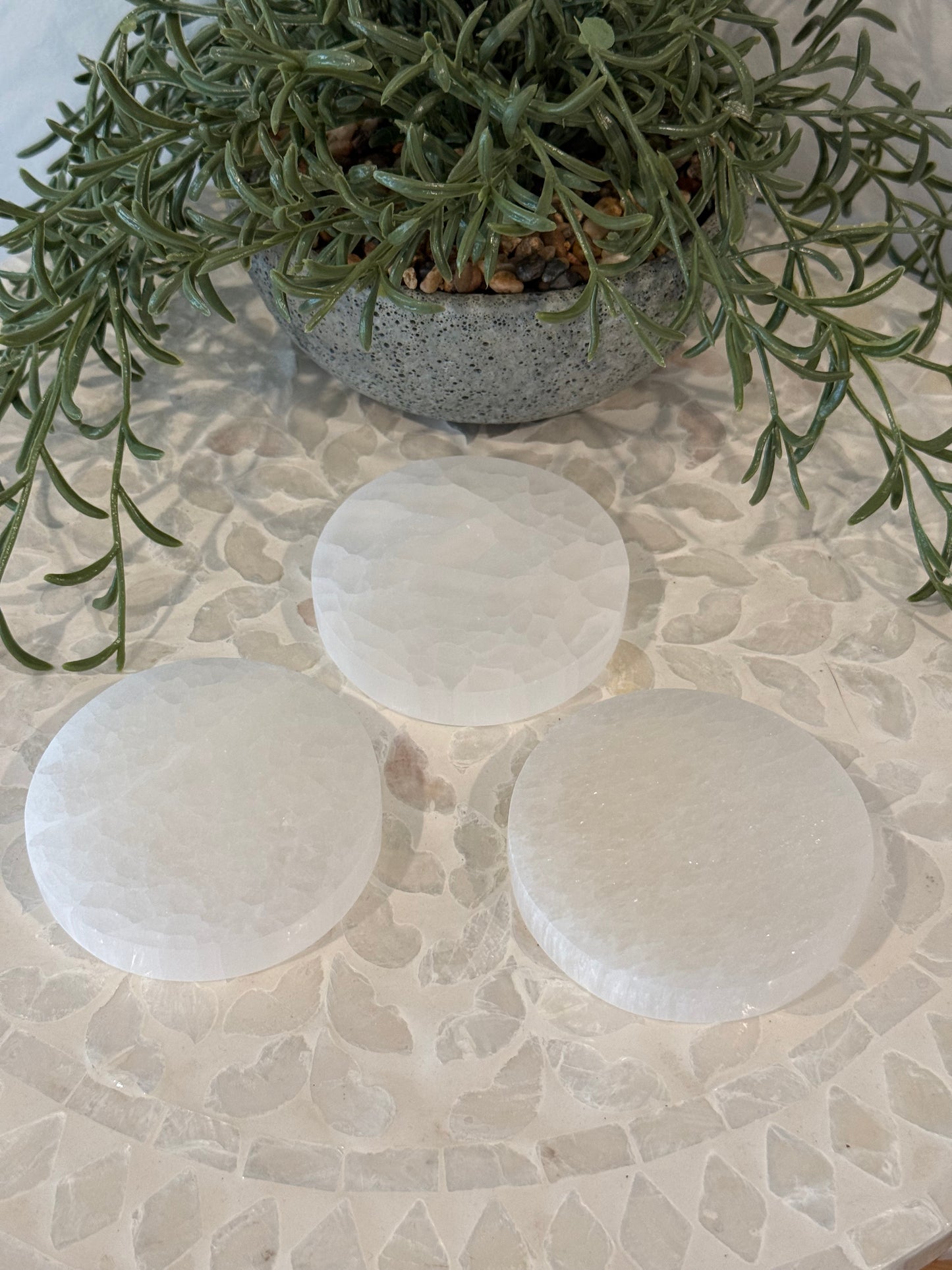 Selenite Charging Plates