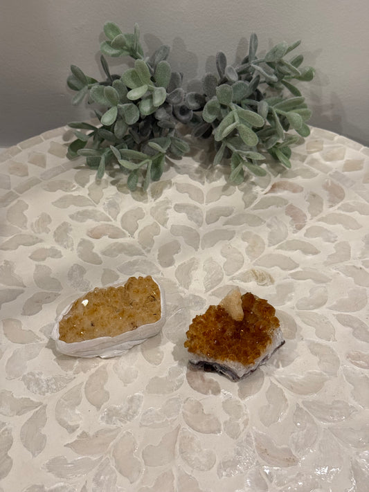 Citrine Cluster - B (dark)