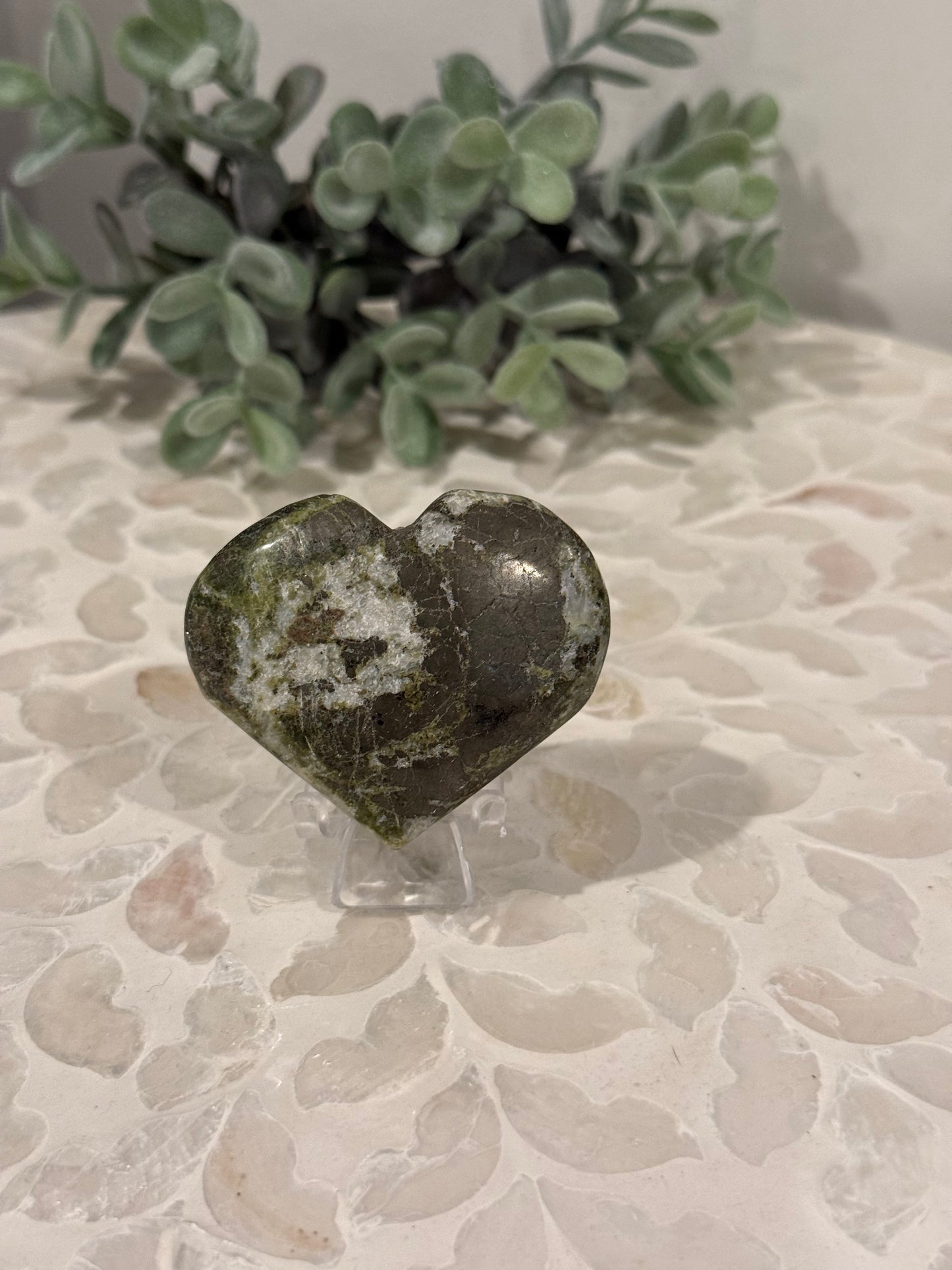 Leopardskin Serpentine Heart