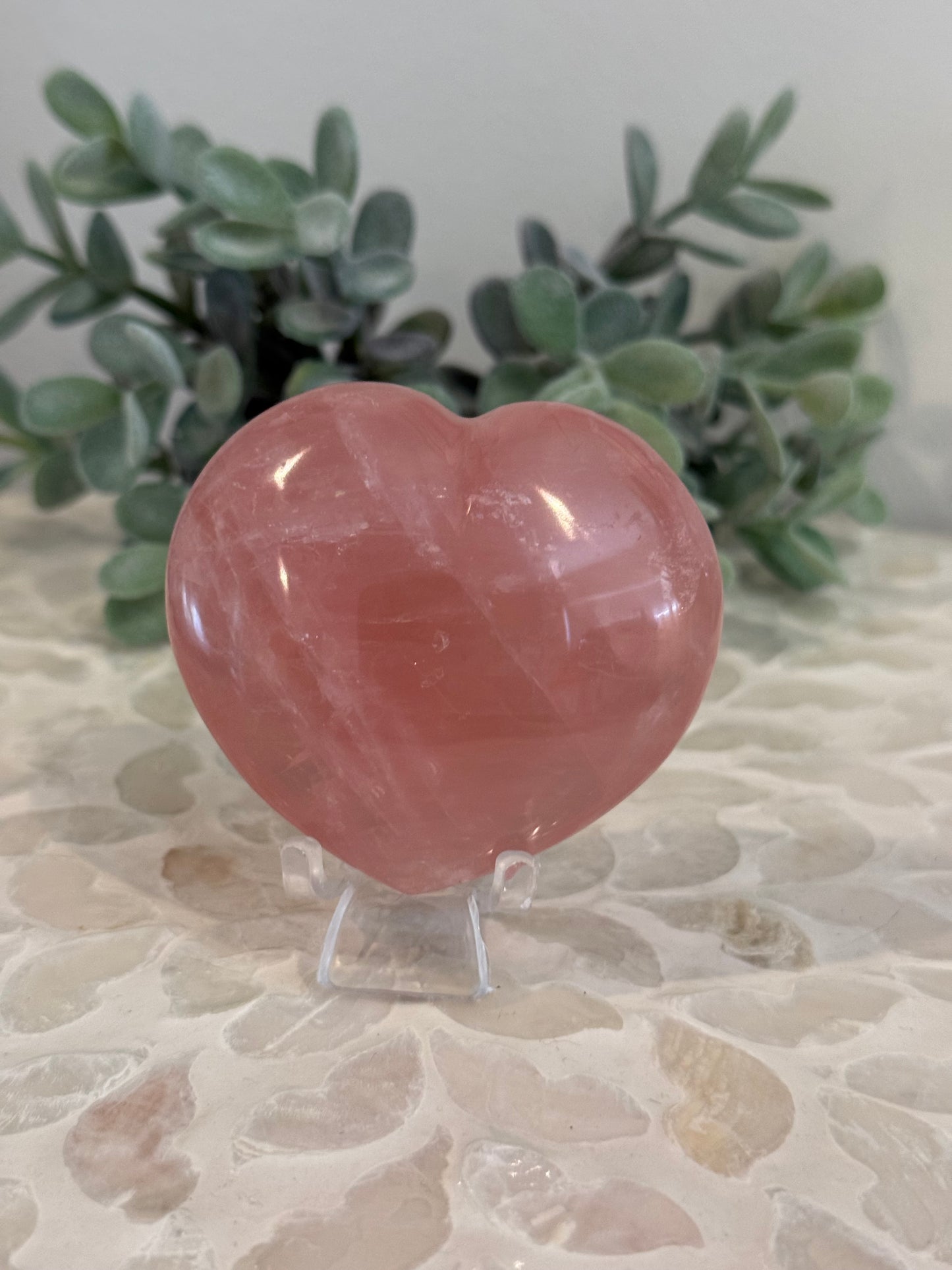 Rose Quartz Heart