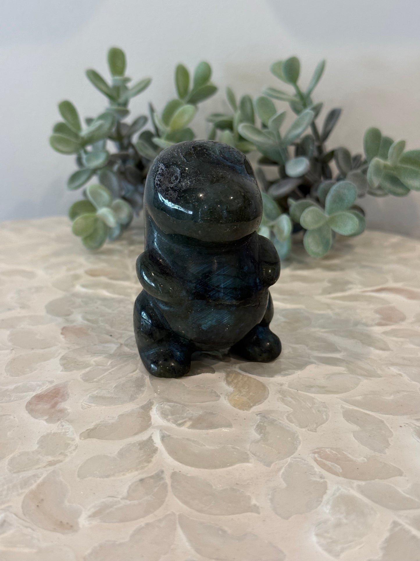 Labradorite Chubby Dino