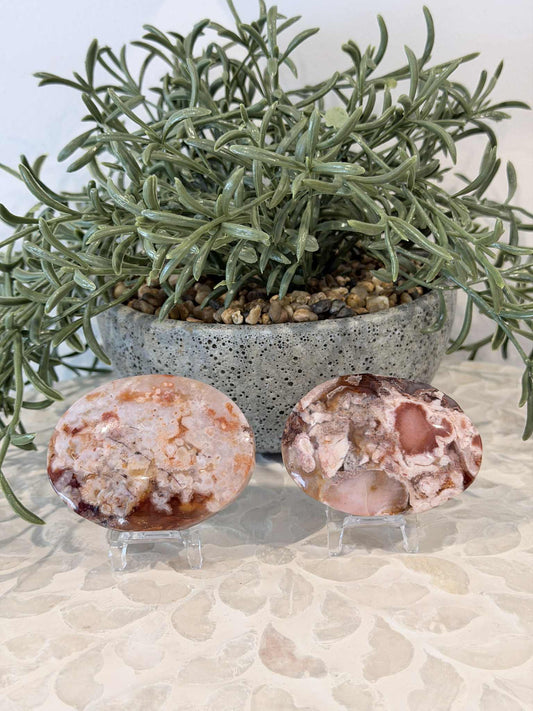 Cherry Blossom Palm Stone - Large