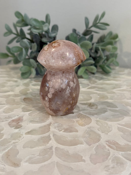 Flower Agate Mushroom