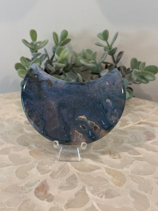 Moss Agate Moon