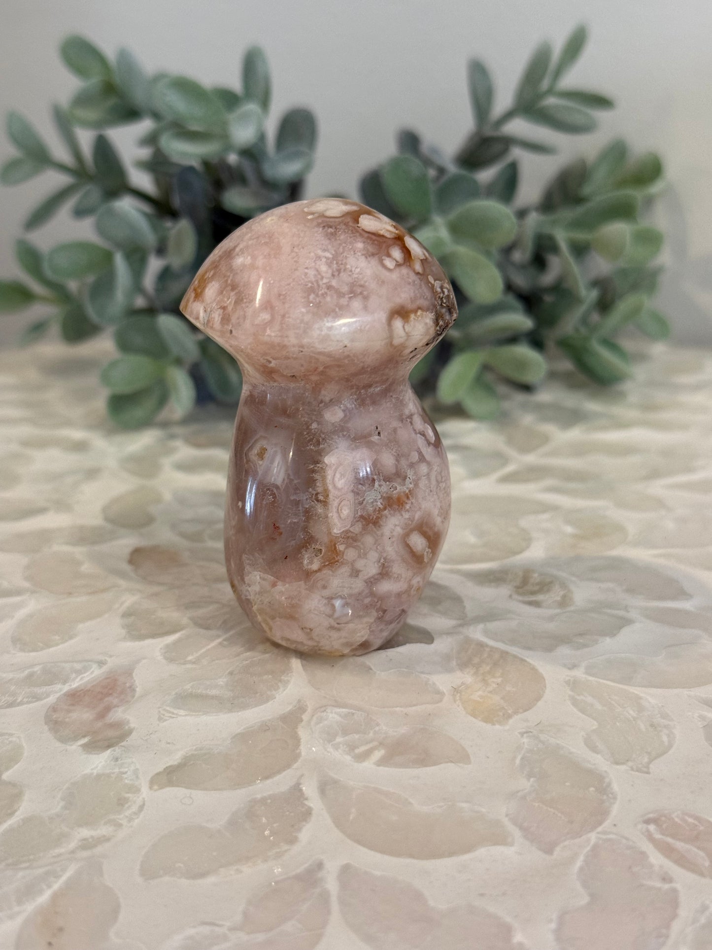 Flower Agate Mushroom