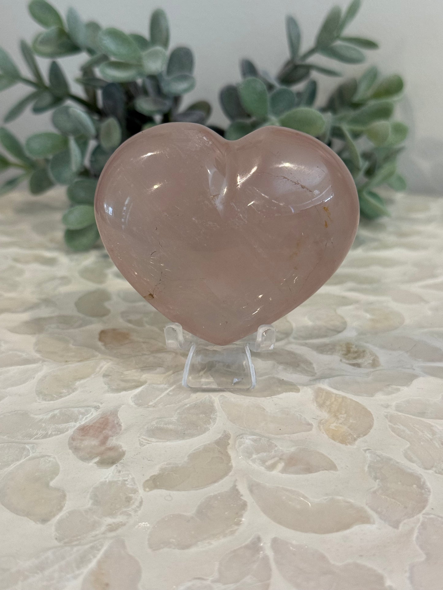 Rose Quartz Heart
